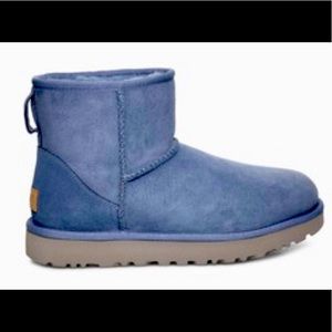 UGG Classic Mini II Genuine Shearling Lined Boot Aloha Blue
